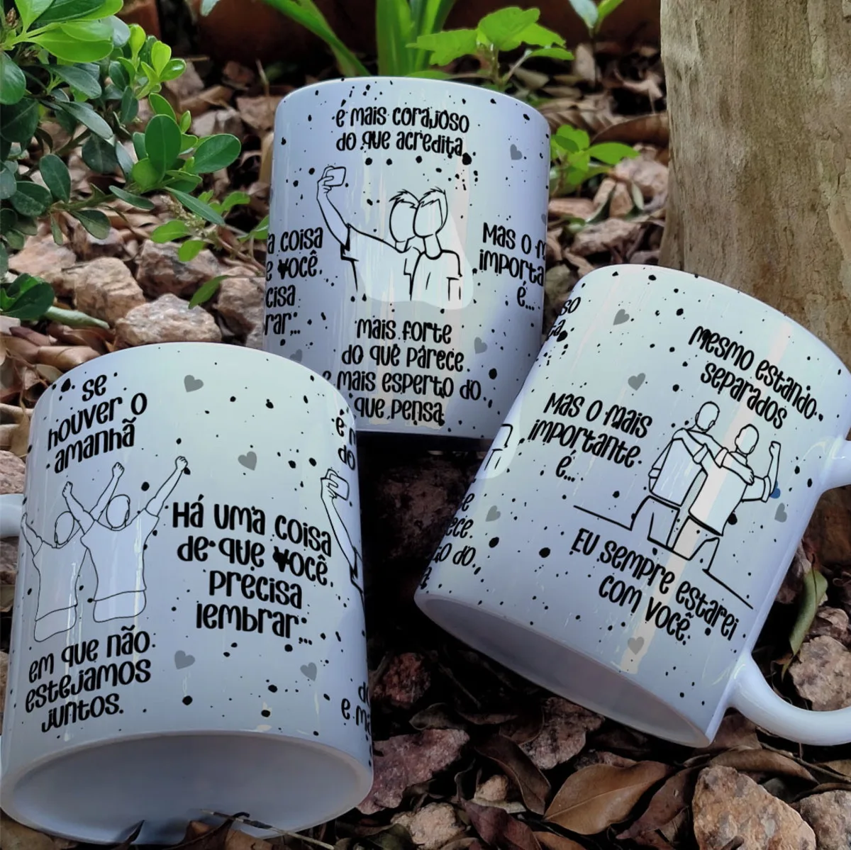 Arte Caneca Filhos se Houver Amanha Meninos - Png e Corel