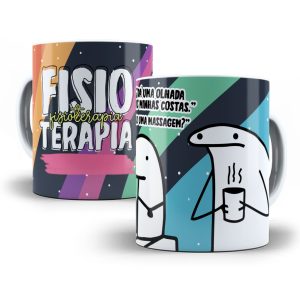 Arte Caneca Fisioterapia Flork Profissões Sublimação Jpg