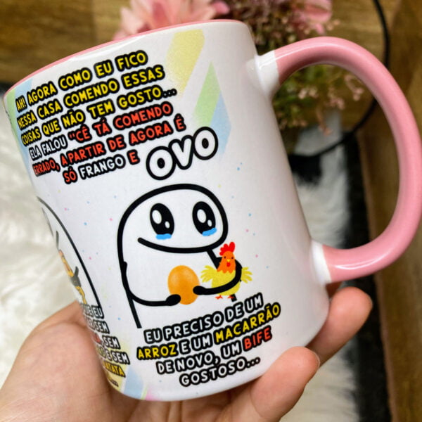 Arte Caneca Flork Nutricionista Dieta É coisa de Louco Png