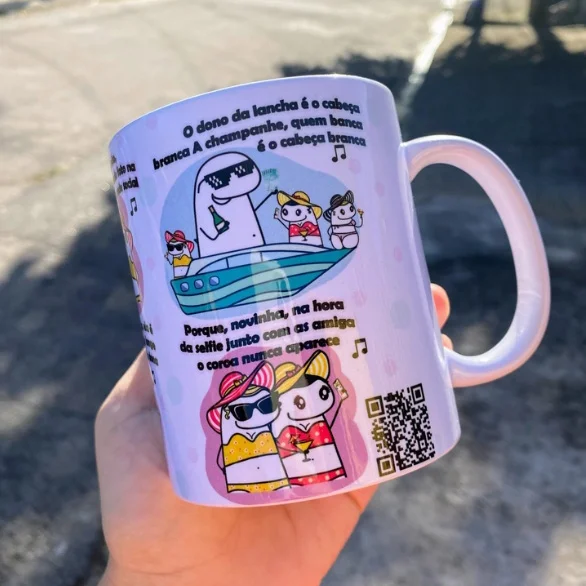 Arte Caneca Flork O Dono Da Lancha É O Cabeça Branca Png