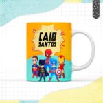 Arte Caneca Heróis - Arquivo Digital 9 Arte Caneca Heróis - Arquivo Digital