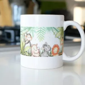 Arte Caneca Infantil Safari - Arquivo Digital 31 Arte Caneca Infantil Safari - Arquivo Digital