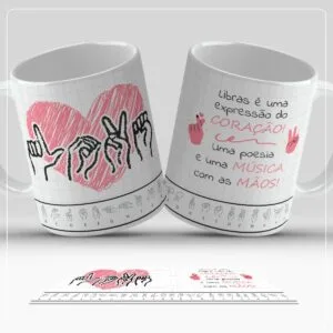 Arte Caneca Libras - Png 9 Arte Caneca Libras - Png