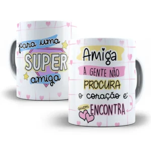 Arte Caneca Linda Especialmente Para Melhor Amiga