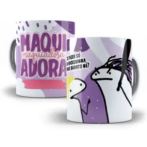 Arte Caneca Maquiadora Flork Profissões Sublimação Jpg