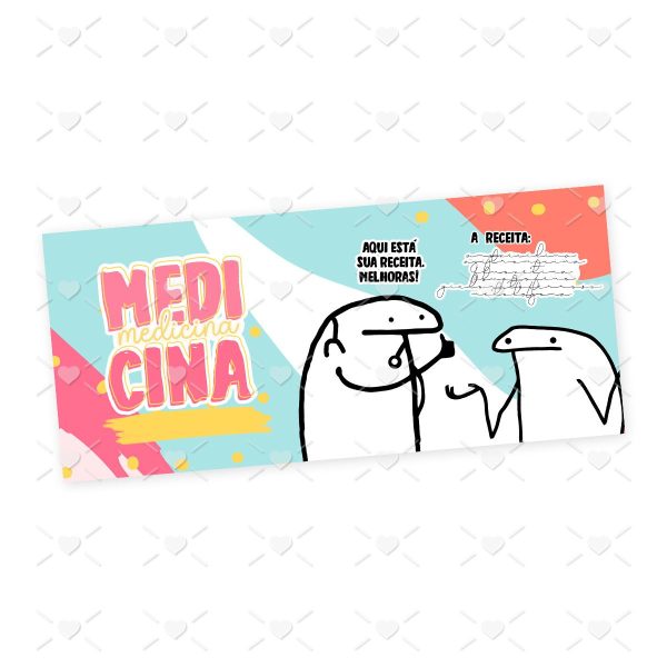 Arte Caneca Medicina Flork Profissões Sublimação Jpg