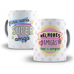 Arte Caneca Mensagem Amizade Para Grandes Amigas
