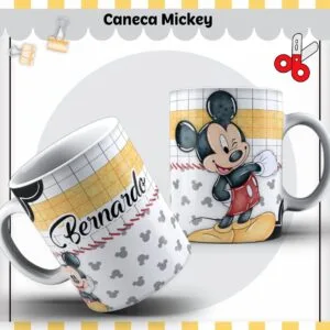 Arte Caneca Mickey Lindo - Arquivo Digital 17 Arte Caneca Mickey Lindo - Arquivo Digital