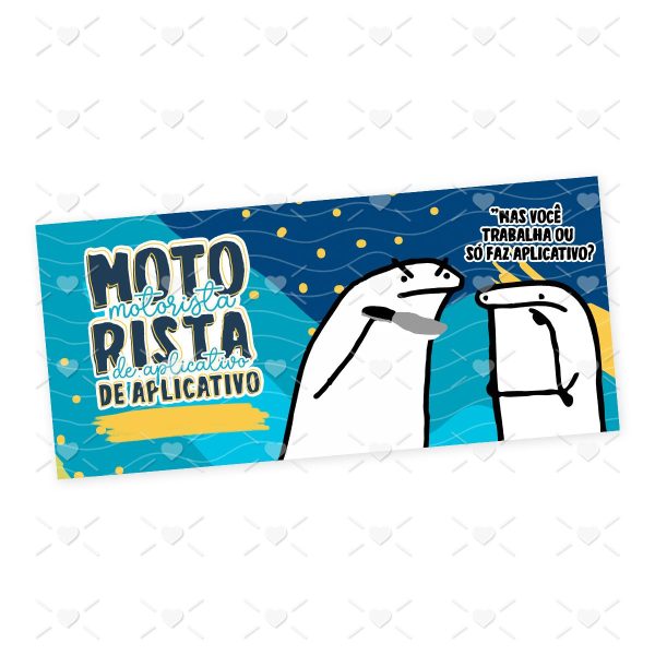 Arte Caneca Motorista de Aplicativo Flork Sublimação Jpg