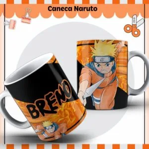 Arte Caneca Naruto - Arquivo Digital