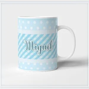 Arte Caneca Neutro Azul Menino - Arquivo Digital 2 Arte Caneca Neutro Azul Menino - Arquivo Digital