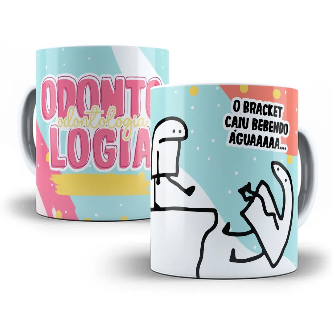 Arte Caneca Odontologia Flork Profissões Sublimação Jpg 1 Arte Caneca Odontologia Flork Profissões Sublimação Jpg