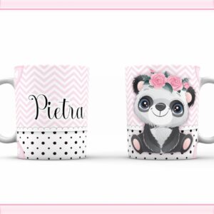 arte caneca pandinha arquivo digital arte para sublimacao caneca panda