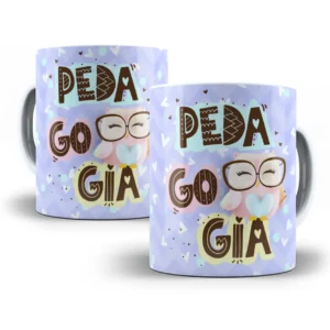 Arte Caneca Pedagógia Com Estilo Harold Com Coruja