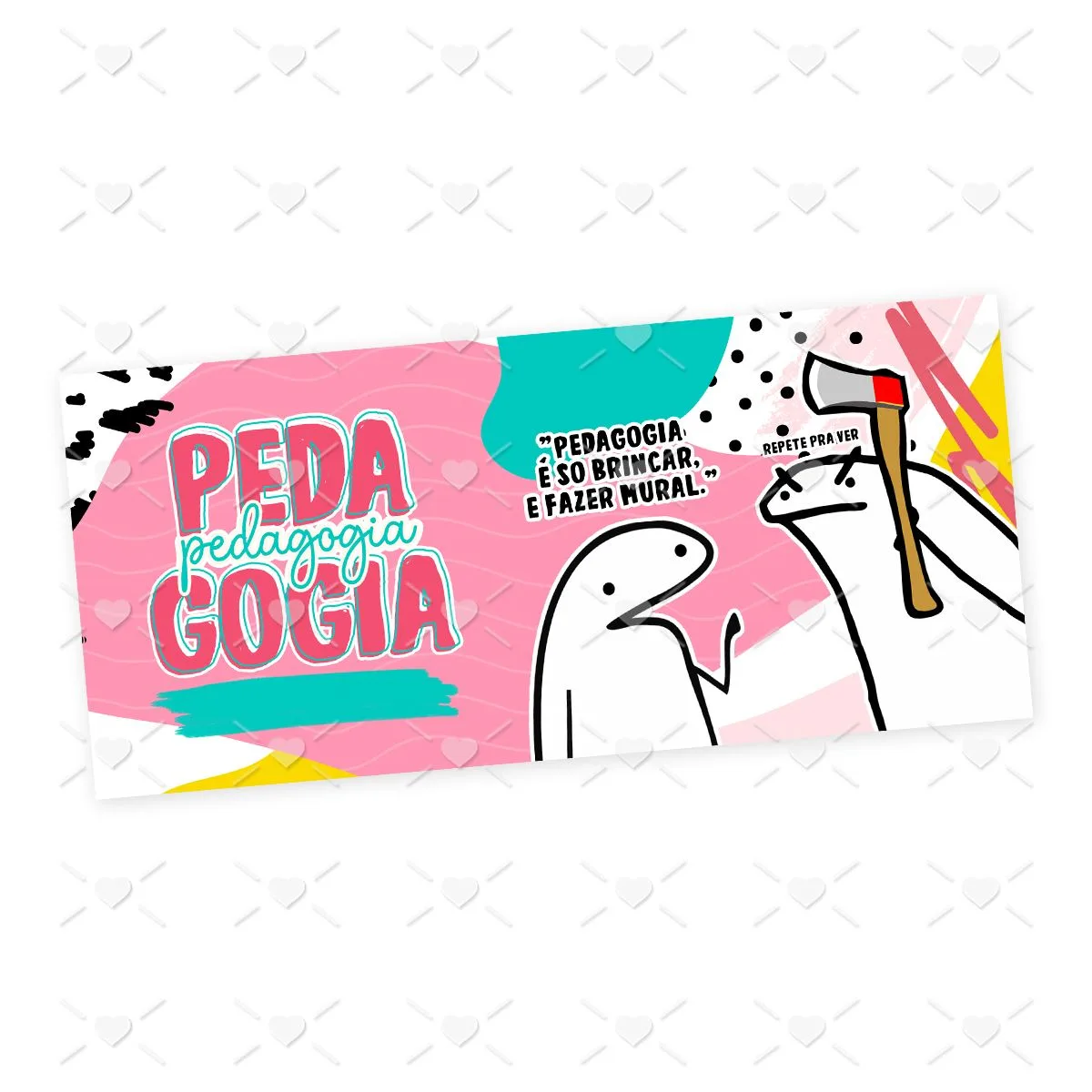 Arte Caneca Pedagogia Flork Profissões Sublimação Jpg