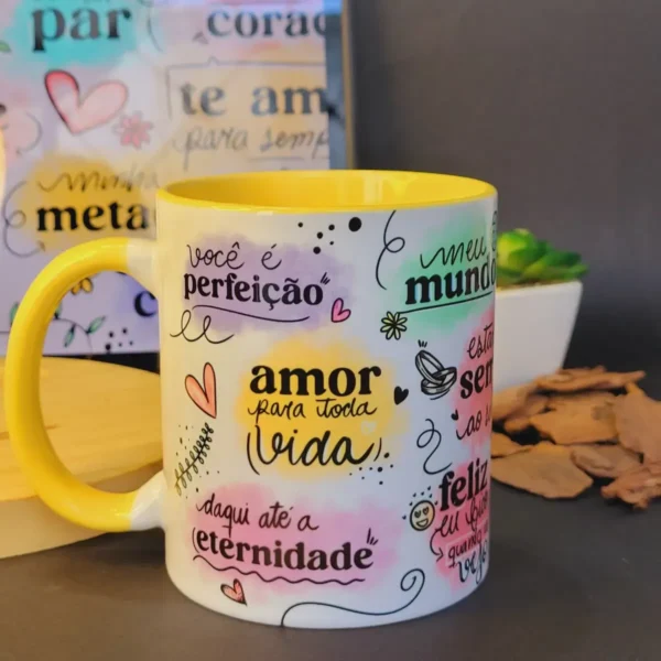 Arte Caneca Personalizada Frase Dia dos Namorados