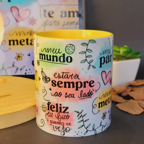 Arte Caneca Personalizada Frase Dia dos Namorados