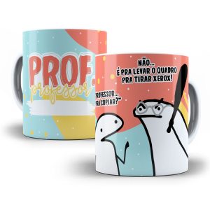 Arte Caneca Professor(a) Flork Profissões Sublimação Jpg