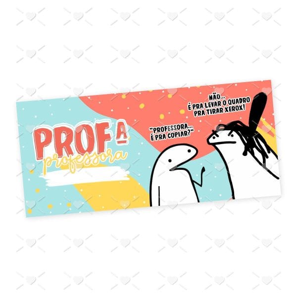 Arte Caneca Professor(a) Flork Profissões Sublimação Jpg