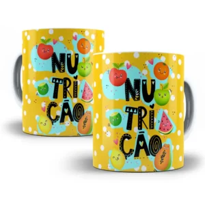 Arte Caneca Profissional Nutrucionista Nutrição