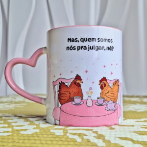 arte caneca quem somos nos pra julgar arquivo digital
