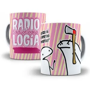 Arte Caneca Radiologia Flork Profissões Sublimação Jpg