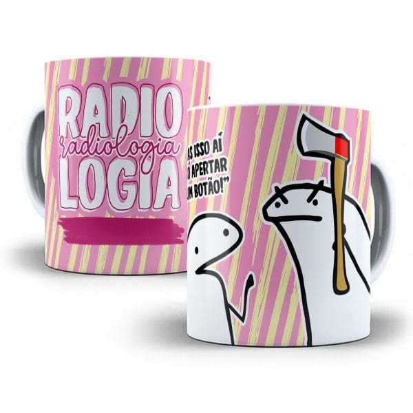 Arte Caneca Radiologia Flork Profissões Sublimação Jpg