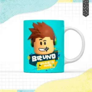 Arte Caneca Roblox - Arquivo Digital