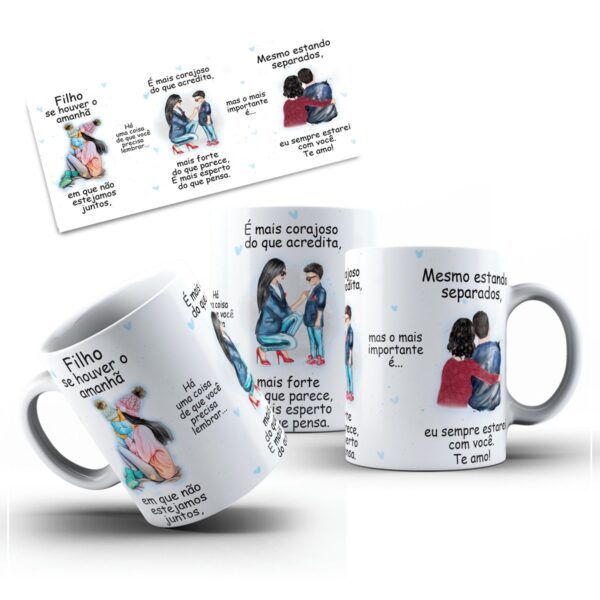 Arte Caneca se Houver Amanha Filho - Png