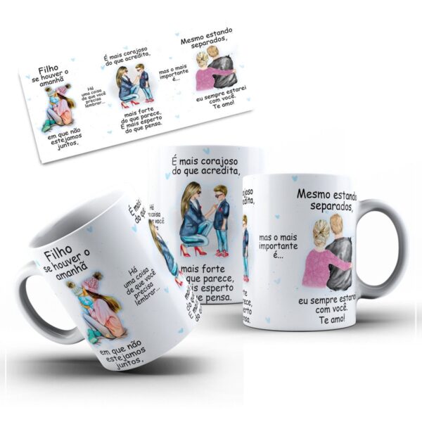 Arte Caneca se Houver Amanha Filho - Png
