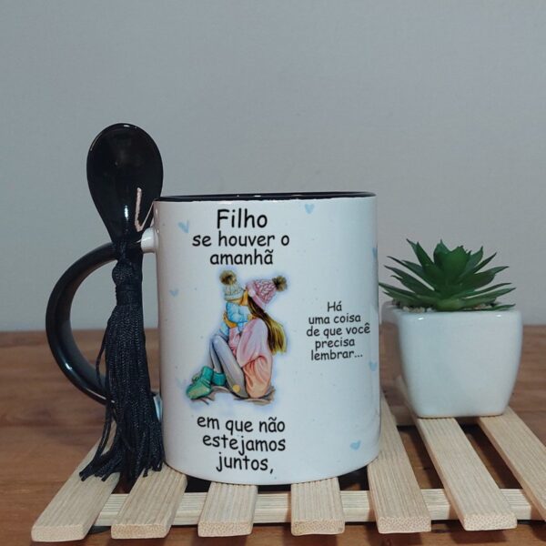 Arte Caneca se Houver Amanha Filho - Png