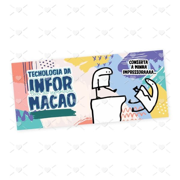 Arte Caneca Tecnologia da Informação T.I. Flork Profissões