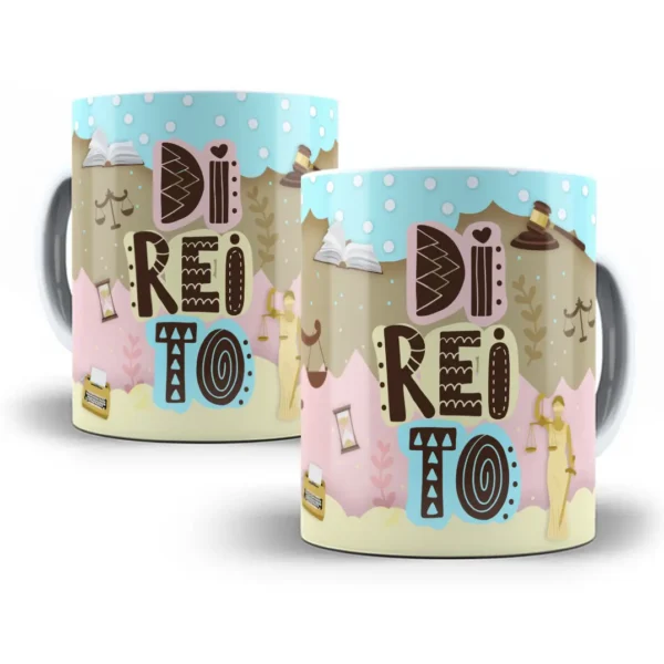 Arte Caneca Temática Direito Para Advogados