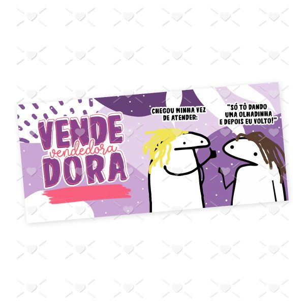 Arte Caneca Vendedor(a) Flork Profissões Sublimação Jpg