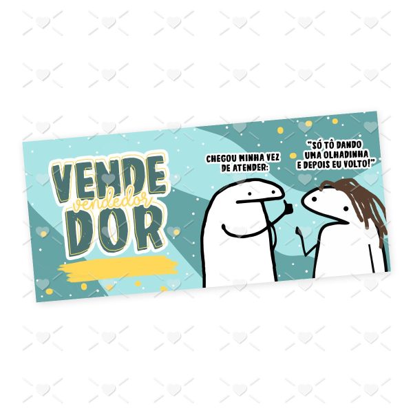 Arte Caneca Vendedor(a) Flork Profissões Sublimação Jpg