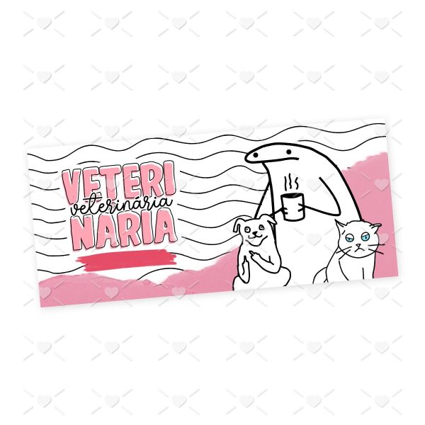 Arte Caneca Veterinária Flork Profissões Sublimação Jpg
