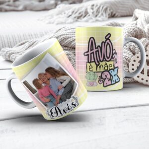 arte canecas avos png personalizacao