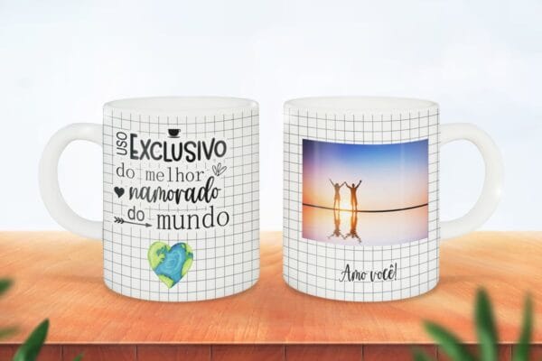 Arte Canecas Dia dos Namorados 2023 - Arquivo Digital