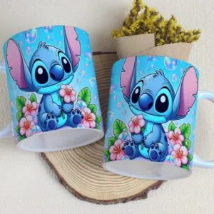 Arte Canecas Stitch - Arquivo Digital 7 Arte Canecas Stitch - Arquivo Digital