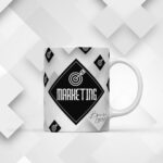Arte Para Xicara Marketing Masculina