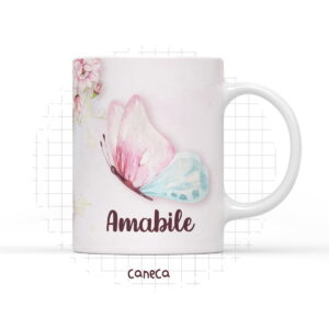Arte Borboleta Aquarela para Caneca Sublimação PNG 16 arte digital borboleta para caneca arquivo digital