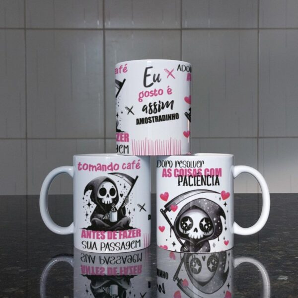 Arte Digital Caneca Amostradinho Frases