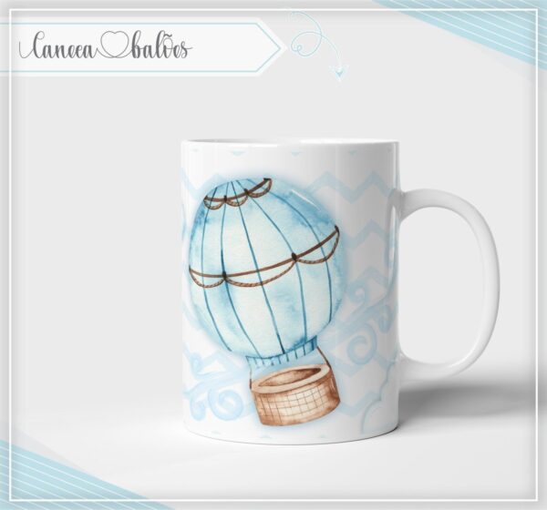 Arte Digital Caneca Balões - Arquivo Digital