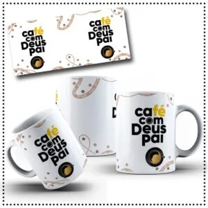 Arte Digital Caneca Café com Deus Pai - Png 13 Arte Digital Caneca Café com Deus Pai - Png