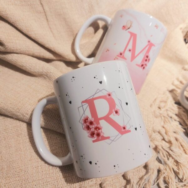 Arte Digital Caneca Cerejeira Alfabeto - Arquivo Digital