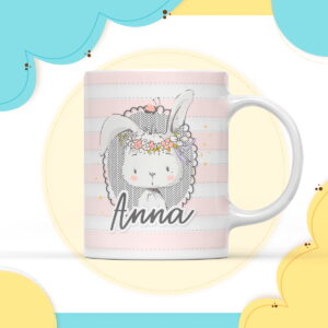 arte digital caneca coelhinha arquivo digital