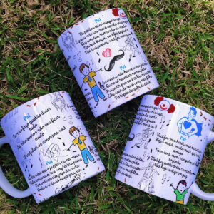 arte digital caneca dia dos pais fabio jr png sublimacao