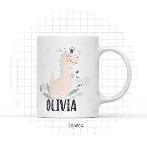 Arte Digital Caneca Dino Menina - Arquivo Digital 9 Arte Digital Caneca Dino Menina - Arquivo Digital