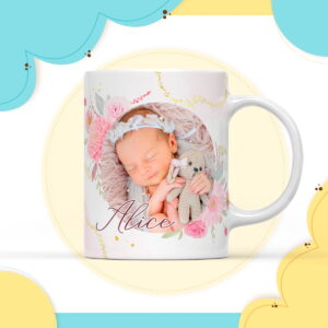 arte digital caneca foto menina arquivo digital