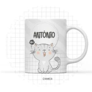 Arte Digital Caneca Gatinho - Arquivo Digital
